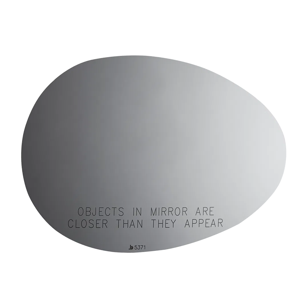 5371 – BURCO MIRROR Exterior Mirror Glass, OE Replacement Standard Mirror Non-Heated Without Turn Signal Indicator Co...